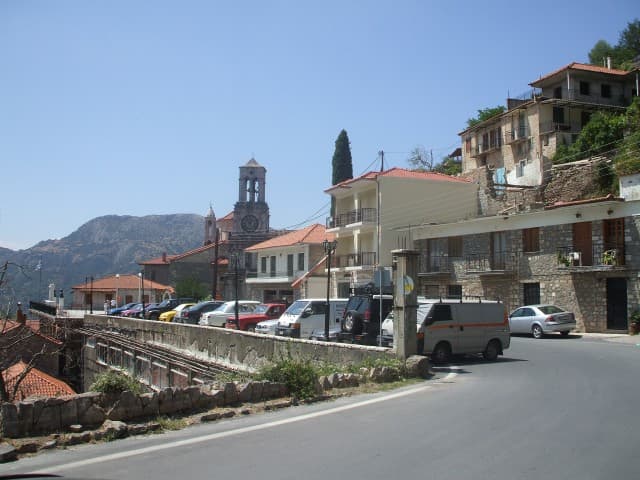 Lagadia, clock-tower