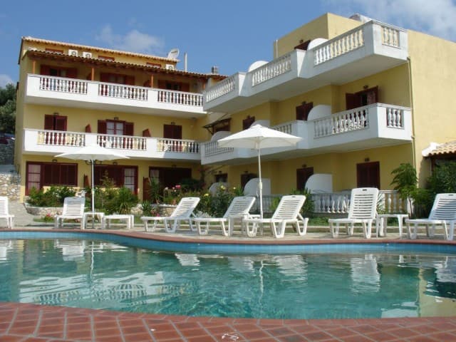 Swimming pool  and Studios Blue Horizon Skiathos