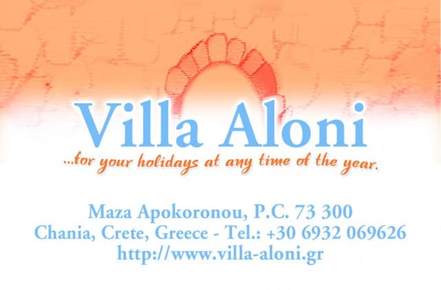 Villa Aloni Creta